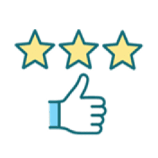 3 stars rating